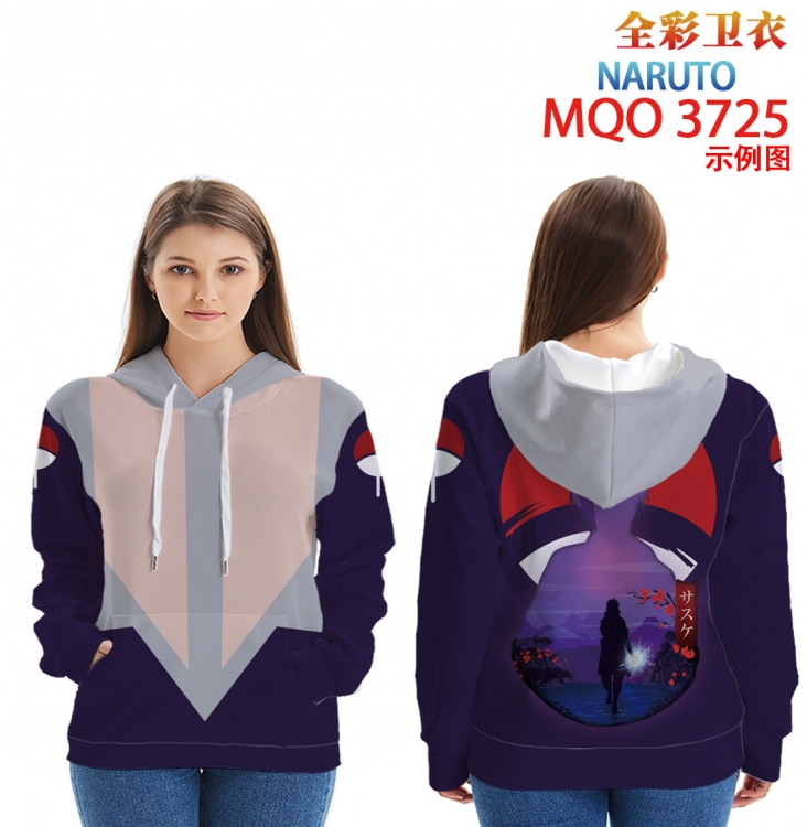 Naruto Full Color Patch pocket Sweatshirt Hoodie  from XXS to 4XL  MQO 3725