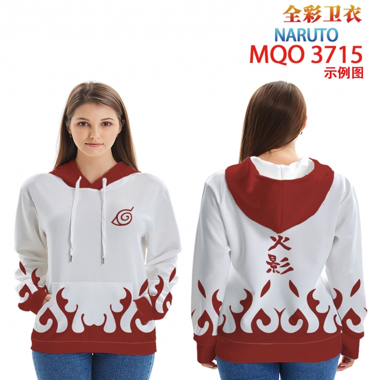 Naruto Full Color Patch pocket Sweatshirt Hoodie  from XXS to 4XL MQO 3715