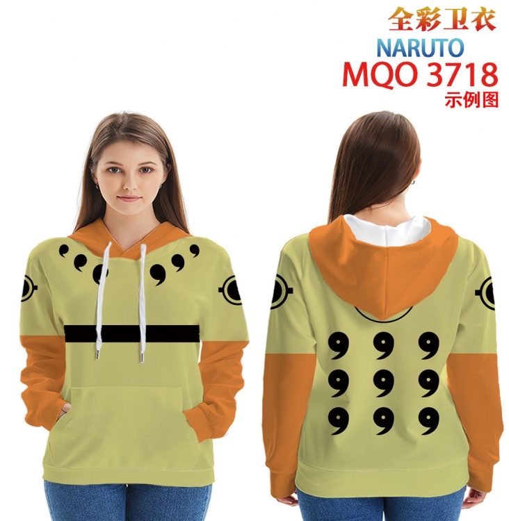 Naruto Full Color Patch pocket Sweatshirt Hoodie  from XXS to 4XL MQO 3718