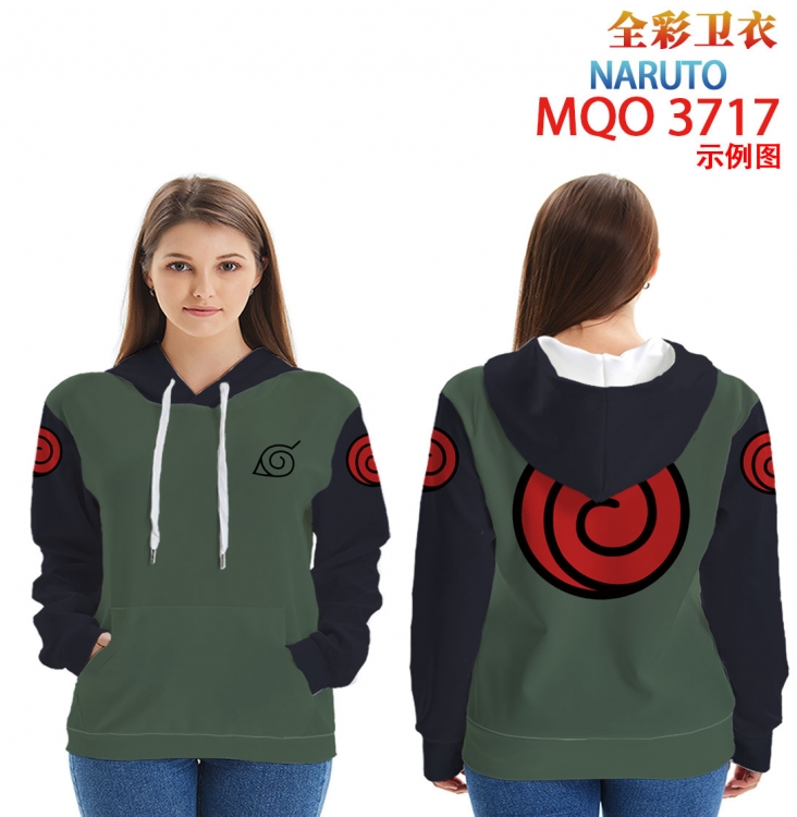 Naruto Full Color Patch pocket Sweatshirt Hoodie  from XXS to 4XL MQO 3717