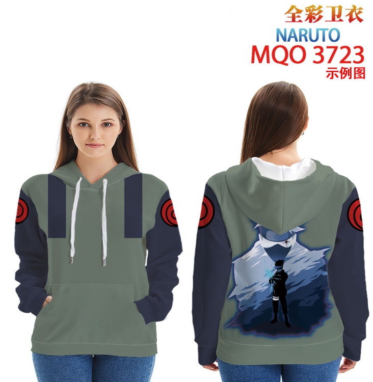 Naruto Full Color Patch pocket Sweatshirt Hoodie  from XXS to 4XL MQO 3723