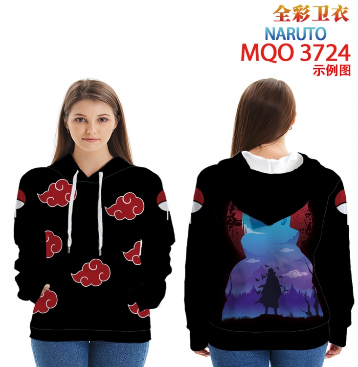 Naruto Full Color Patch pocket Sweatshirt Hoodie  from XXS to 4XL MQO 3724