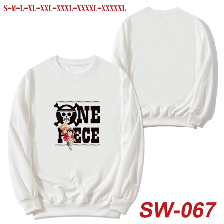 One Piece Anime autumn thin round neck sweater Hoodie from S to 5XL  SW-067