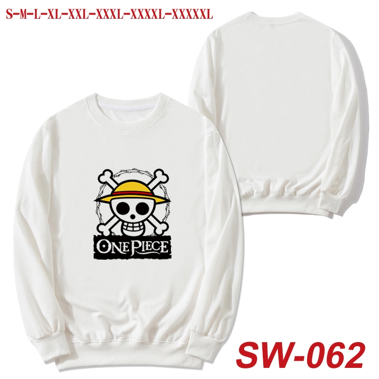 One Piece Anime autumn thin round neck sweater Hoodie from S to 5XL  SW-062