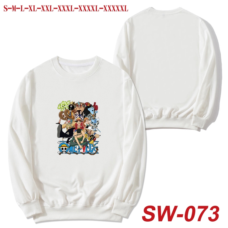 One Piece Anime autumn thin round neck sweater Hoodie from S to 5XL SW-073
