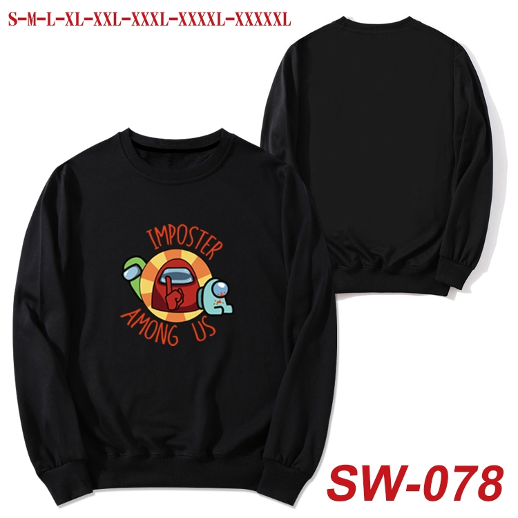 Among us Anime autumn thin round neck sweater Hoodie from S to 5XL  SW-078