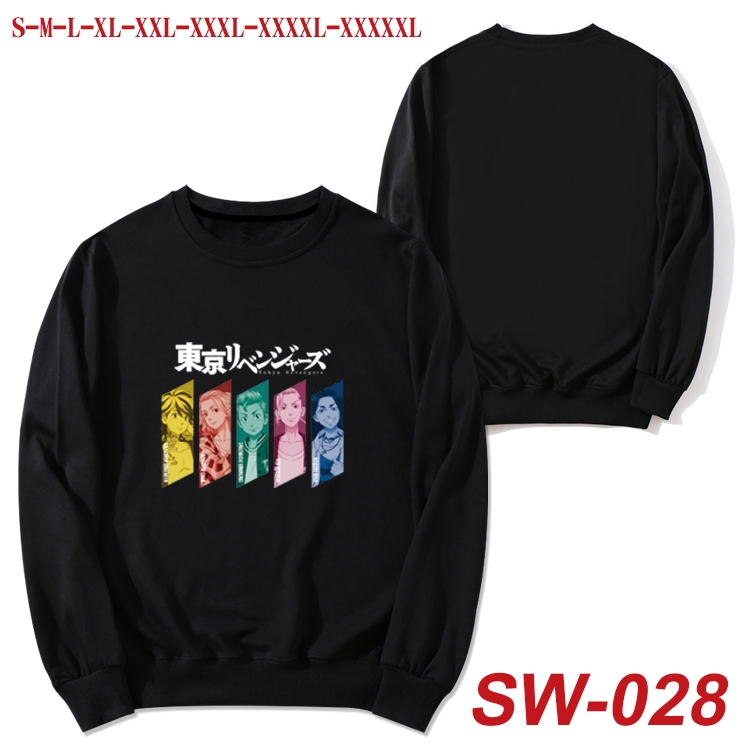 Tokyo Revengers   Anime autumn thin round neck sweater Hoodie from S to 5XL SW-028