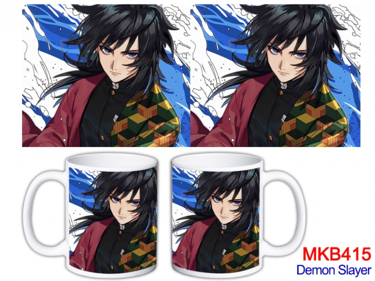 Demon Slayer Kimets Anime color printing ceramic mug cup price for 5 pcs  MKB-415