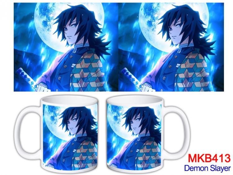 Demon Slayer Kimets Anime color printing ceramic mug cup price for 5 pcs  MKB-413