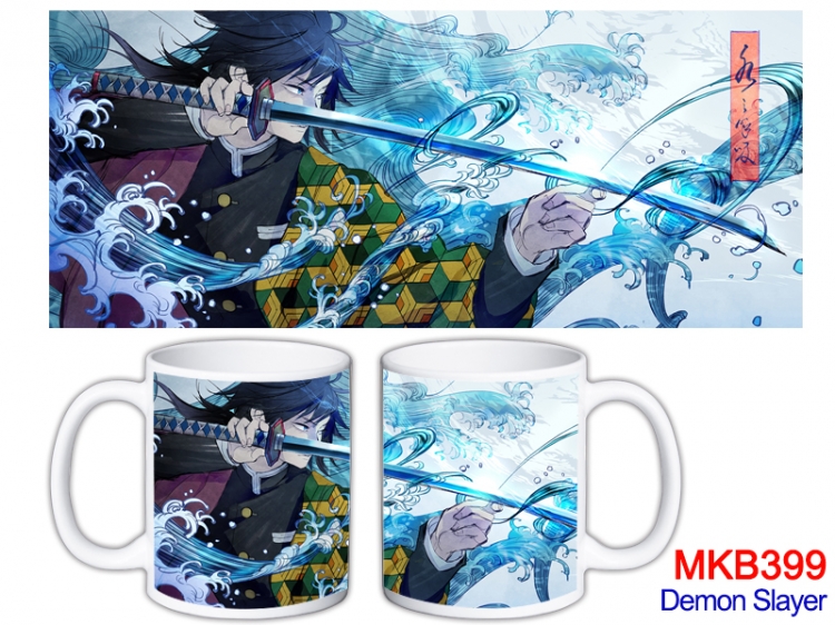 Demon Slayer Kimets Anime color printing ceramic mug cup price for 5 pcs  MKB-399