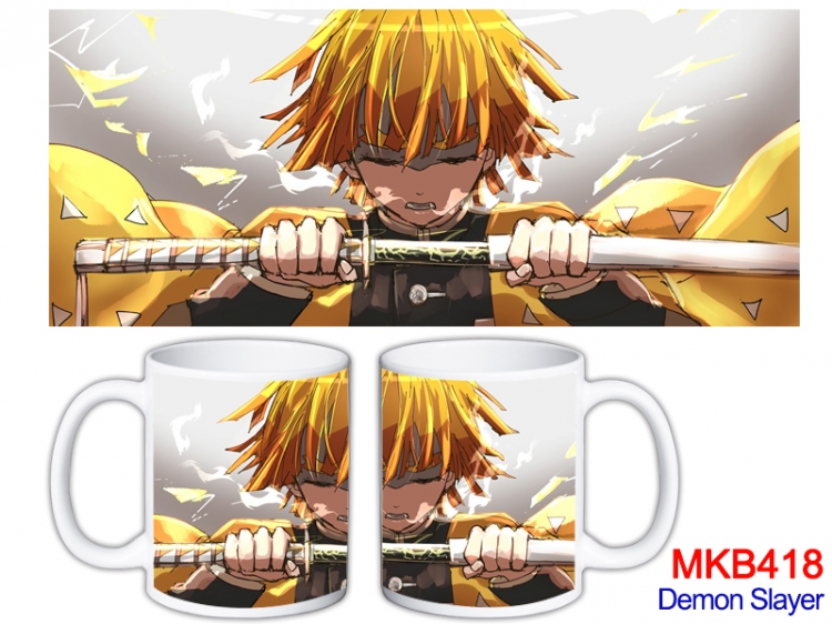 Demon Slayer Kimets Anime color printing ceramic mug cup price for 5 pcs MKB-418