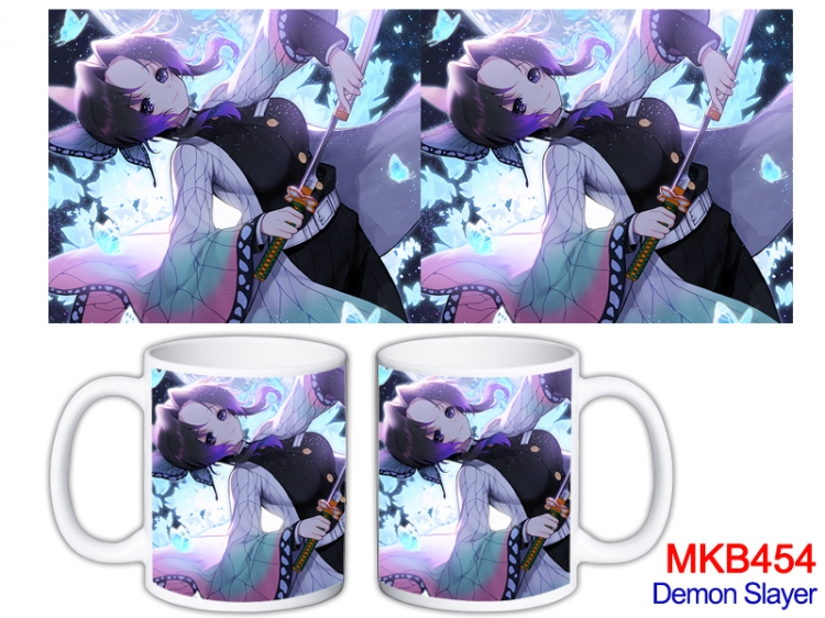 Demon Slayer Kimets Anime color printing ceramic mug cup price for 5 pcs MKB-454