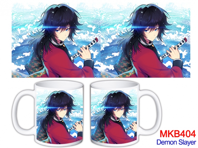 Demon Slayer Kimets Anime color printing ceramic mug cup price for 5 pcs MKB-404