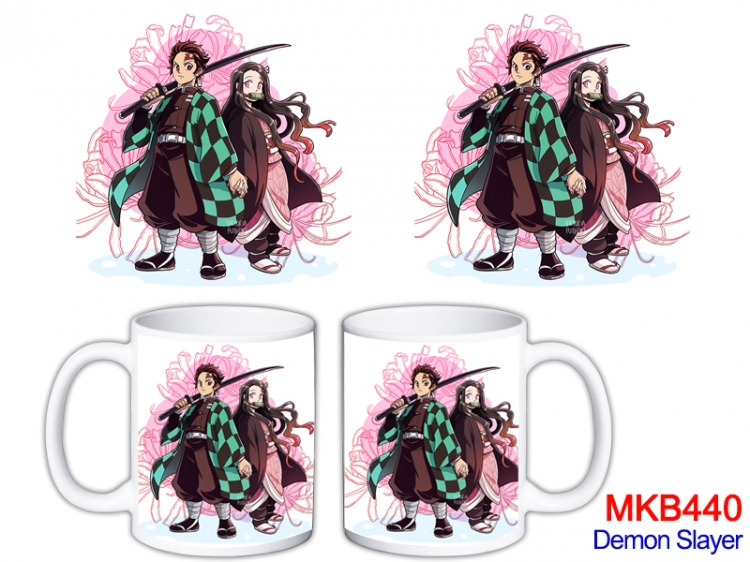 Demon Slayer Kimets Anime color printing ceramic mug cup price for 5 pcs  