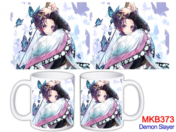 Demon Slayer Kimets Anime color printing ceramic mug cup price for 5 pcs MKB-373