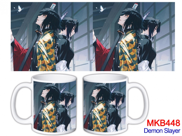 Demon Slayer Kimets Anime color printing ceramic mug cup price for 5 pcs  MKB-448