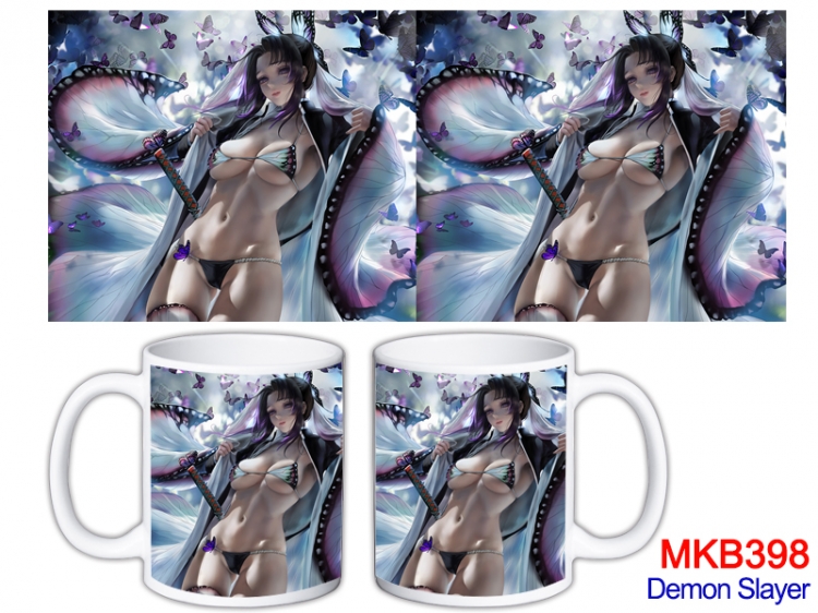 Demon Slayer Kimets Anime color printing ceramic mug cup price for 5 pcs