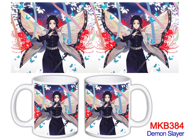 Demon Slayer Kimets Anime color printing ceramic mug cup price for 5 pcs   MKB-420