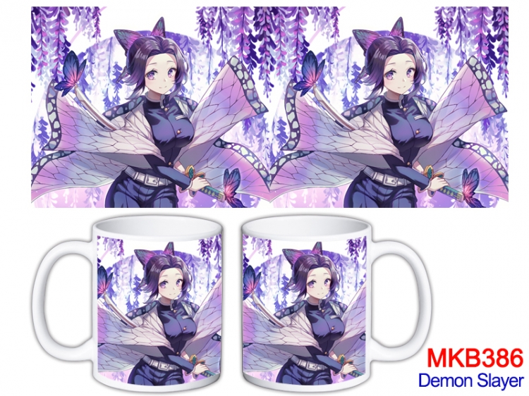 Demon Slayer Kimets Anime color printing ceramic mug cup price for 5 pcs MKB-386
