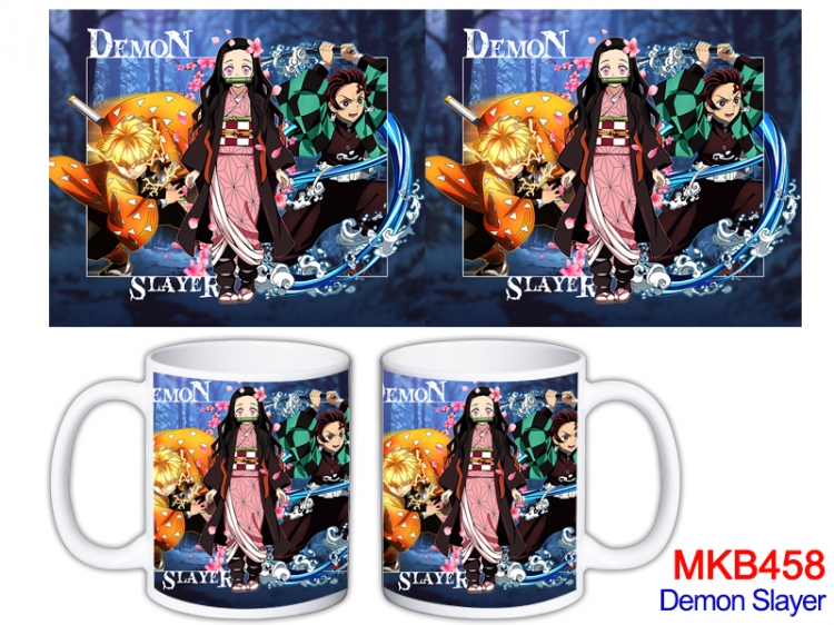 Demon Slayer Kimets Anime color printing ceramic mug cup price for 5 pcs MKB-458