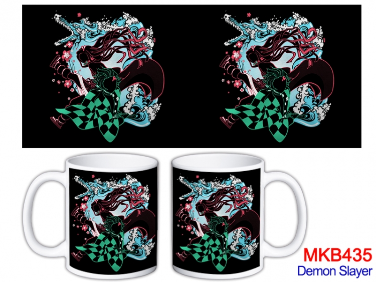 Demon Slayer Kimets Anime color printing ceramic mug cup price for 5 pcs  MKB-435