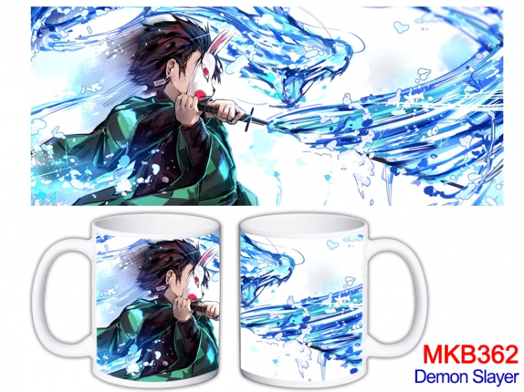 Demon Slayer Kimets Anime color printing ceramic mug cup price for 5 pcs  MKB-362