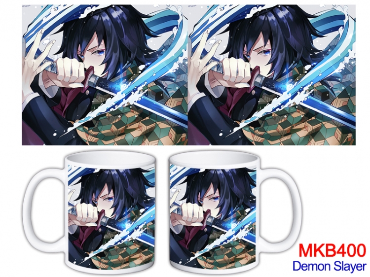 Demon Slayer Kimets Anime color printing ceramic mug cup price for 5 pcs  MKB-400