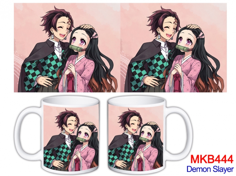 Demon Slayer Kimets Anime color printing ceramic mug cup price for 5 pcs  MKB-444