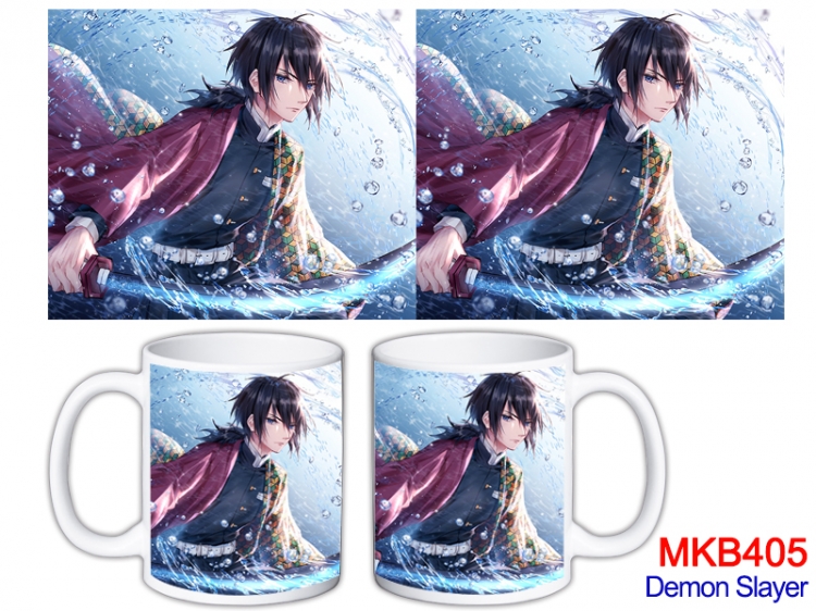 Demon Slayer Kimets Anime color printing ceramic mug cup price for 5 pcs  MKB-405