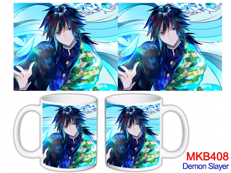 Demon Slayer Kimets Anime color printing ceramic mug cup price for 5 pcs  MKB-408