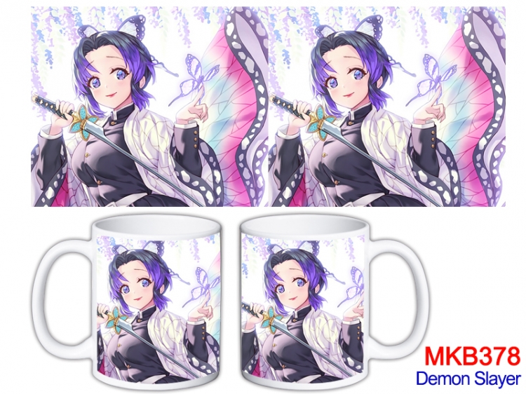 Demon Slayer Kimets Anime color printing ceramic mug cup price for 5 pcs  MKB-378