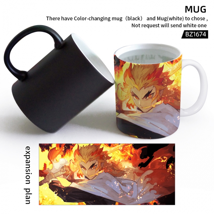 Demon Slayer Kimets Anime color printing mug cup BZ1674