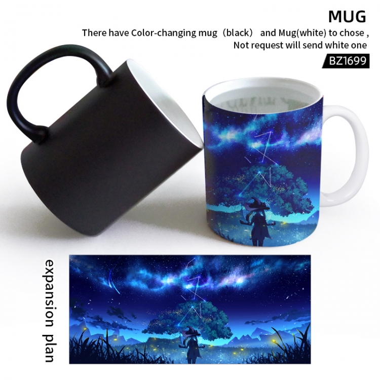 Genshin Impact Anime color printing mug cup BZ1699