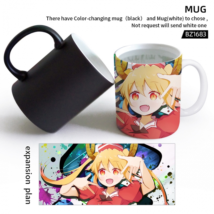 Miss Kobayashis Dragon Maid Anime color printing mug cup BZ1683