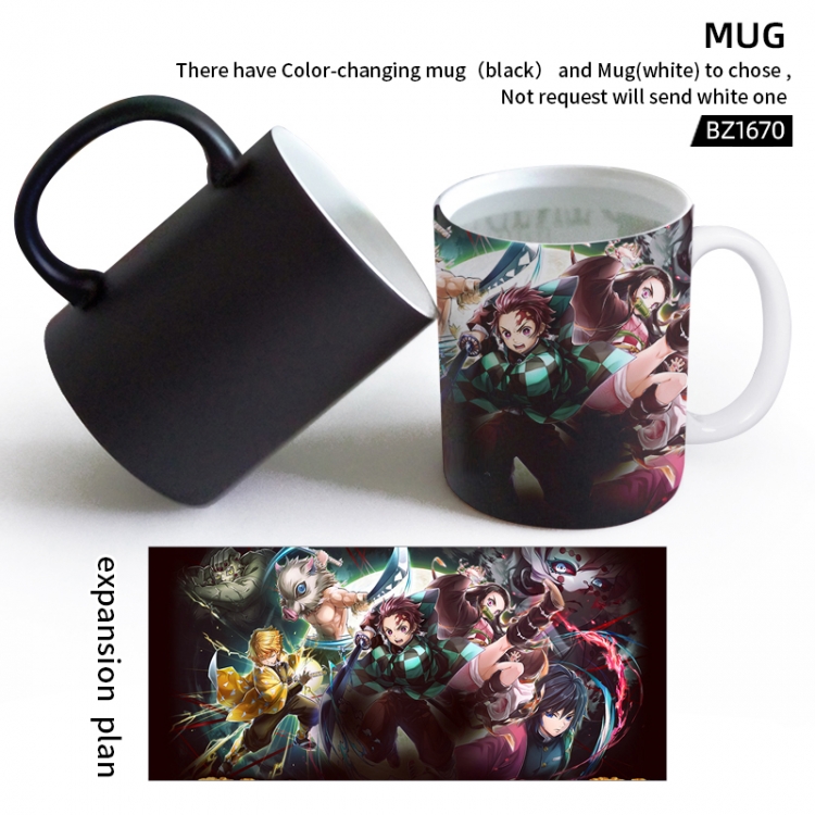 Demon Slayer Kimets Anime color printing mug cup BZ1670