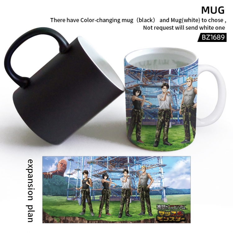 Shingeki no Kyojin Anime color printing mug cup BZ1689