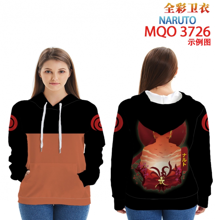 Naruto Full Color Patch pocket Sweatshirt Hoodie  from XXS to 4XL