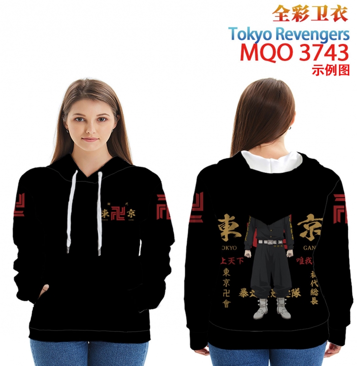 Tokyo Revengers Full Color Patch pocket Sweatshirt Hoodie  from XXS to 4XL MQO3743