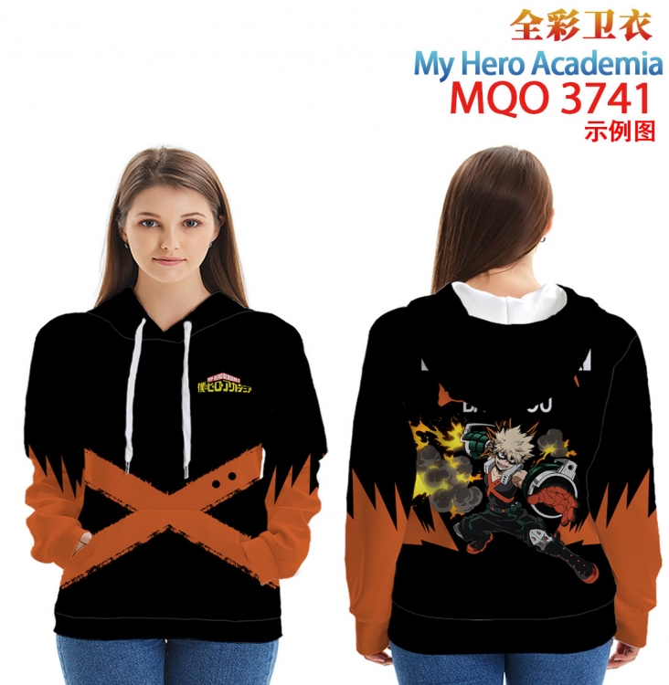 My Hero Academia Full Color Patch pocket Sweatshirt Hoodie  from XXS to 4XL MQO3741
