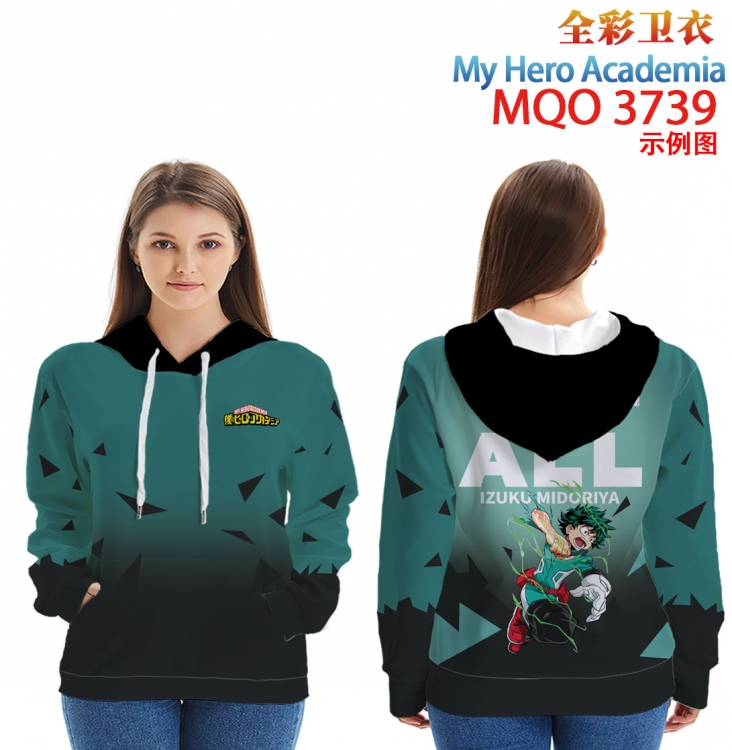My Hero Academia Full Color Patch pocket Sweatshirt Hoodie  from XXS to 4XL  MQO3739
