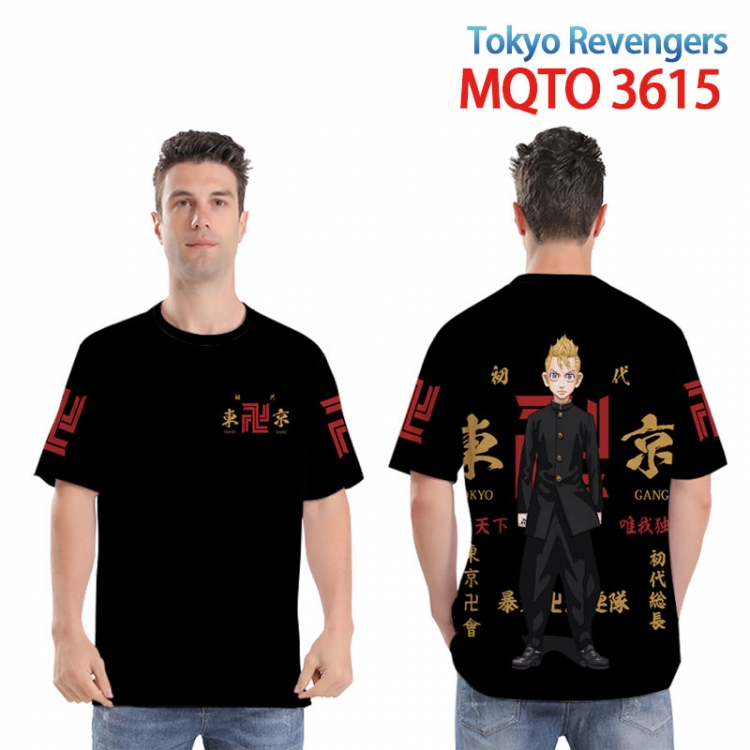 Tokyo Revengers Full color printed short sleeve T-shirt from XXS to 4XL MQTO 3615