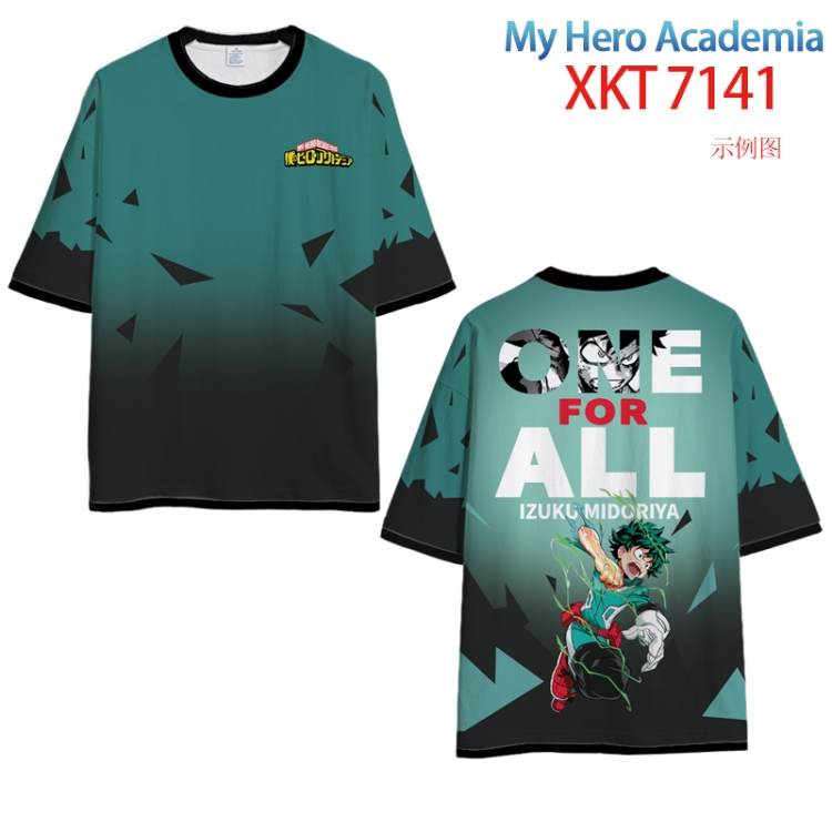 My Hero Academia Loose short sleeve round neck T-shirt  from S to 6XL  XKT 7141