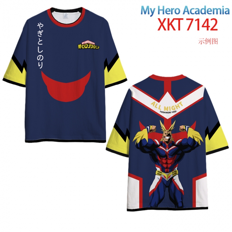 My Hero Academia Loose short sleeve round neck T-shirt  from S to 6XL XKT 7142