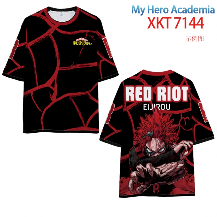 My Hero Academia Loose short sleeve round neck T-shirt  from S to 6XL  XKT 7144