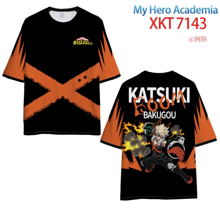 My Hero Academia Loose short sleeve round neck T-shirt  from S to 6XL XKT 7143