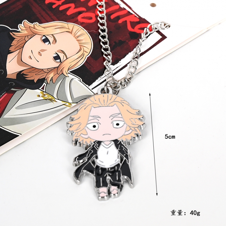 Tokyo Revengers Anime cartoon metal necklace pendant   style D price for 5 pcs