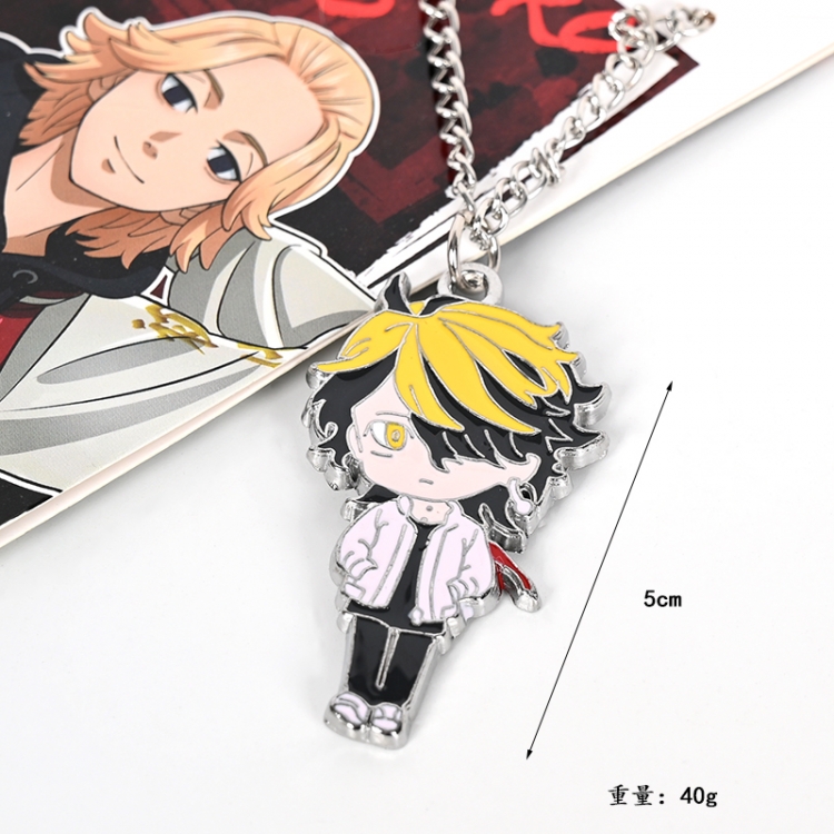 Tokyo Revengers Anime cartoon metal necklace pendant   style A price for 5 pcs