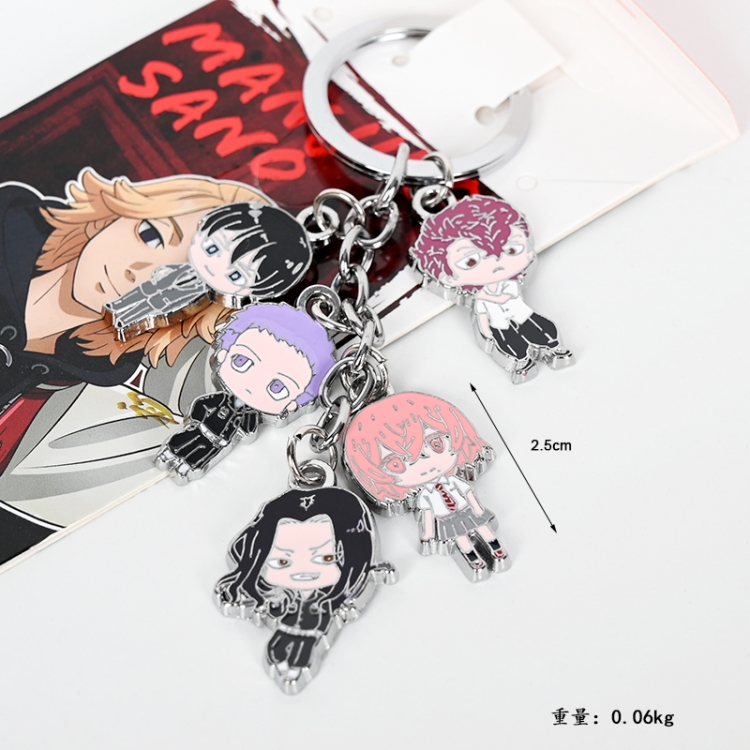 Tokyo Revengers Anime cartoon skewers keychain school bag pendant style A