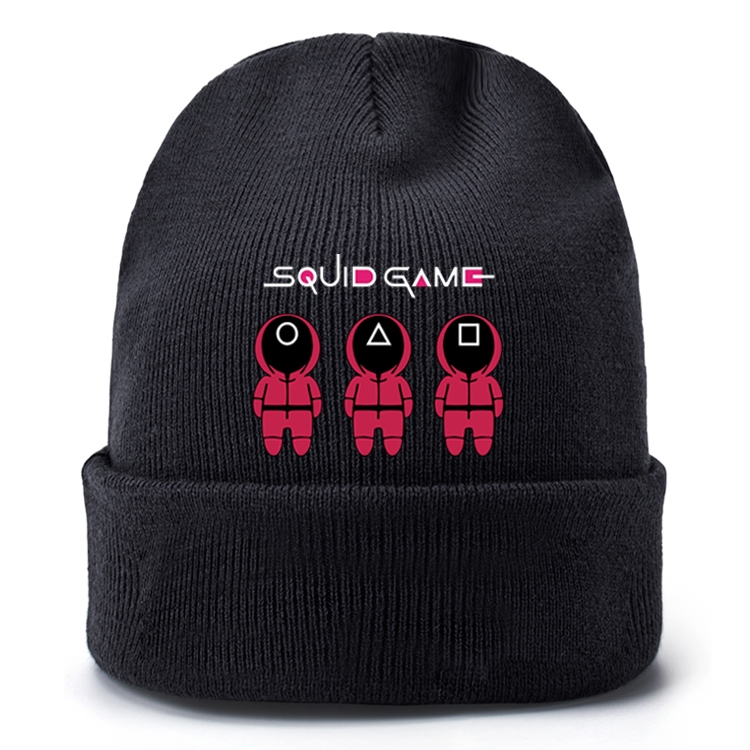 Squid game Anime knitted hat woolen hat