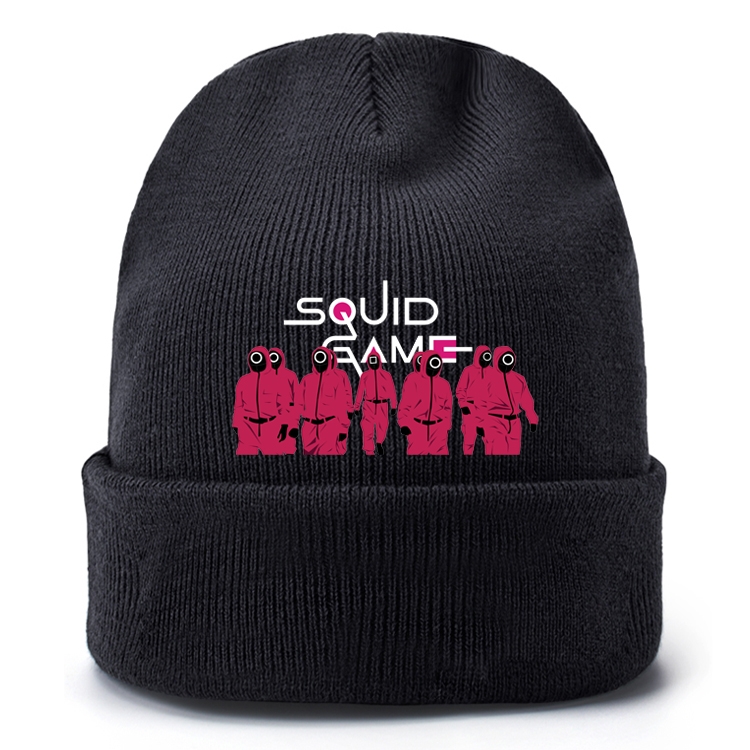 Squid game Anime knitted hat woolen hat